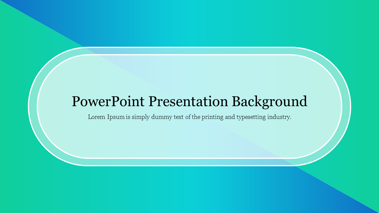 Gradient PowerPoint Presentation Background Themes Slide